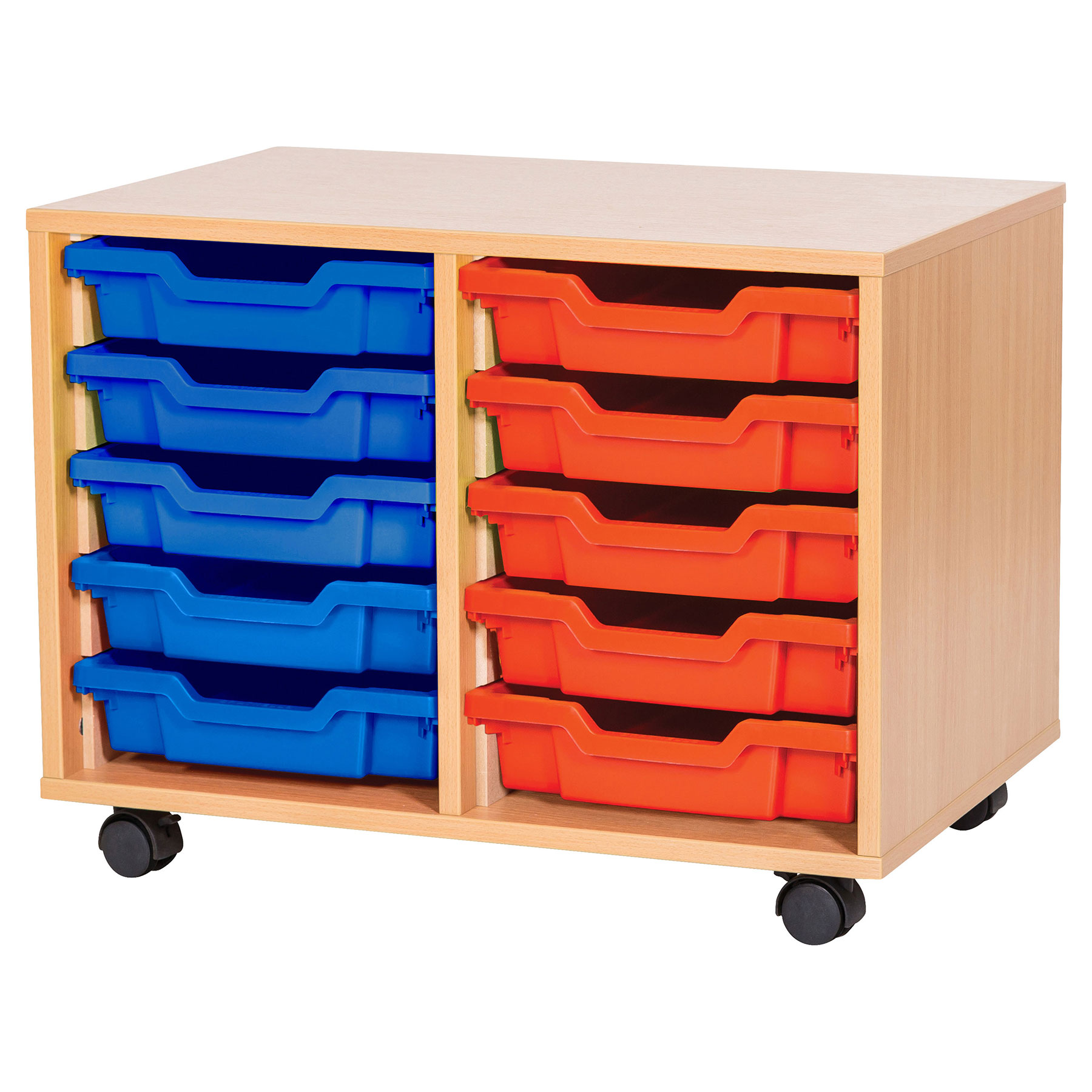 5 High Double Column Tray Storage (10 Shallow Trays)