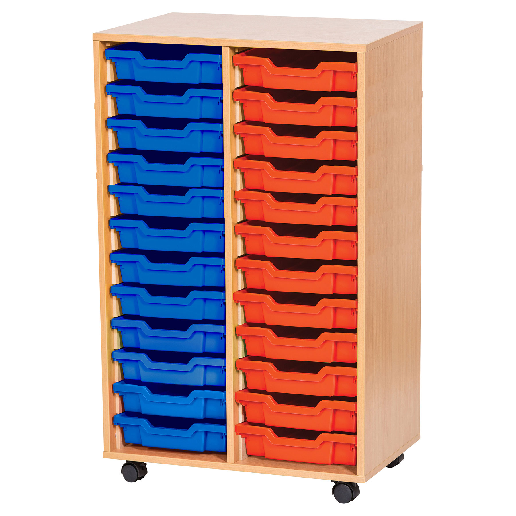 12 High Double Column Tray Storage (24 Shallow Trays)