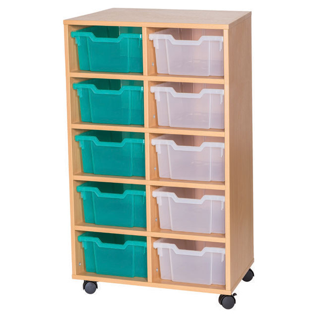 11 High Double Column Tray Storage (10 Deep Trays)