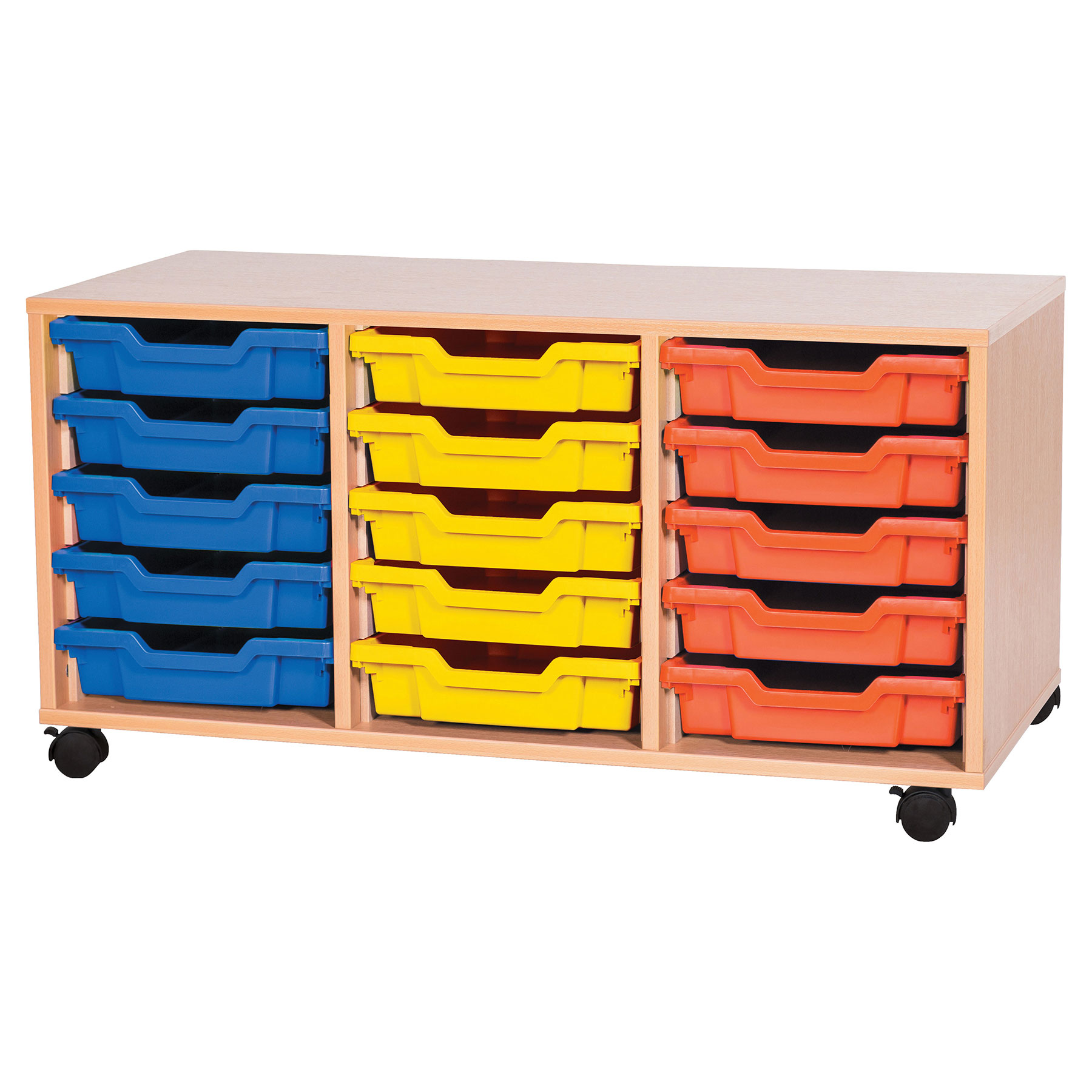 5 High Triple Column Tray Storage (15 Shallow Trays)