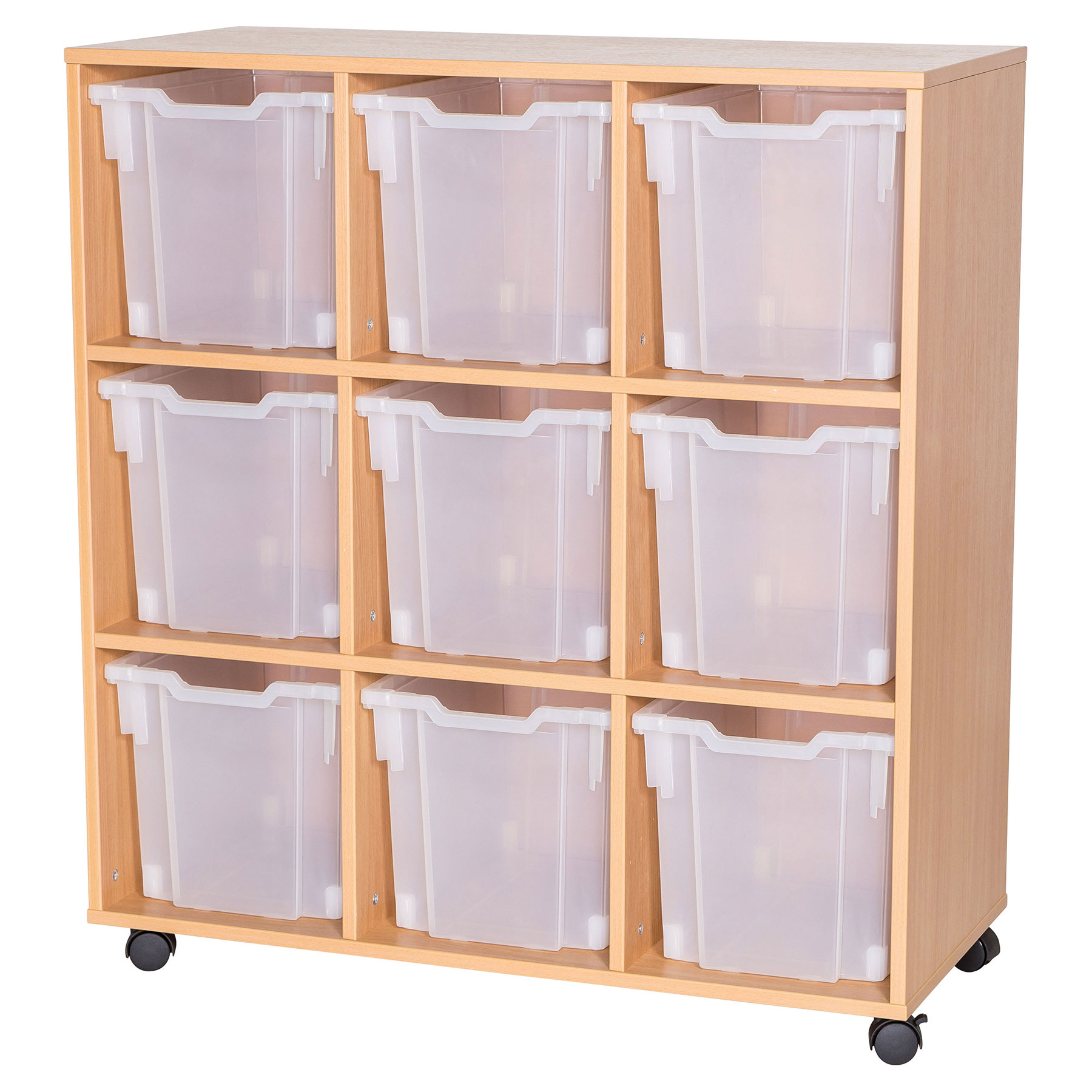 12 High Triple Column Tray Storage (9 Jumbo Trays)