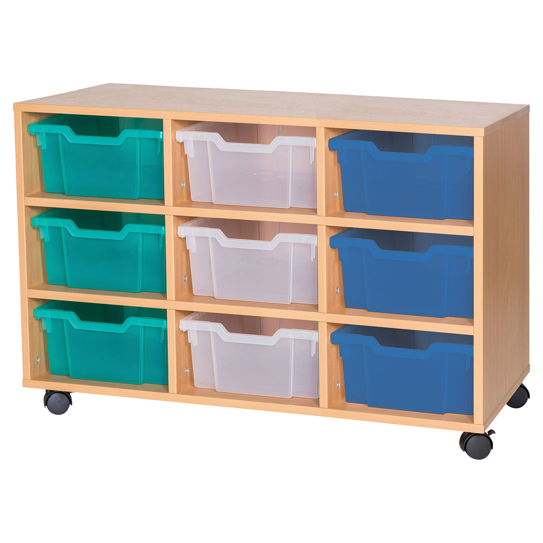 6 High Double Column Tray Storage (9 Deep Trays)
