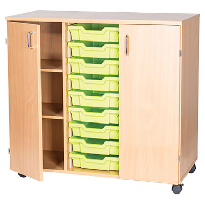 9 High Triple Column Tray Storage (9 Shallow Trays)