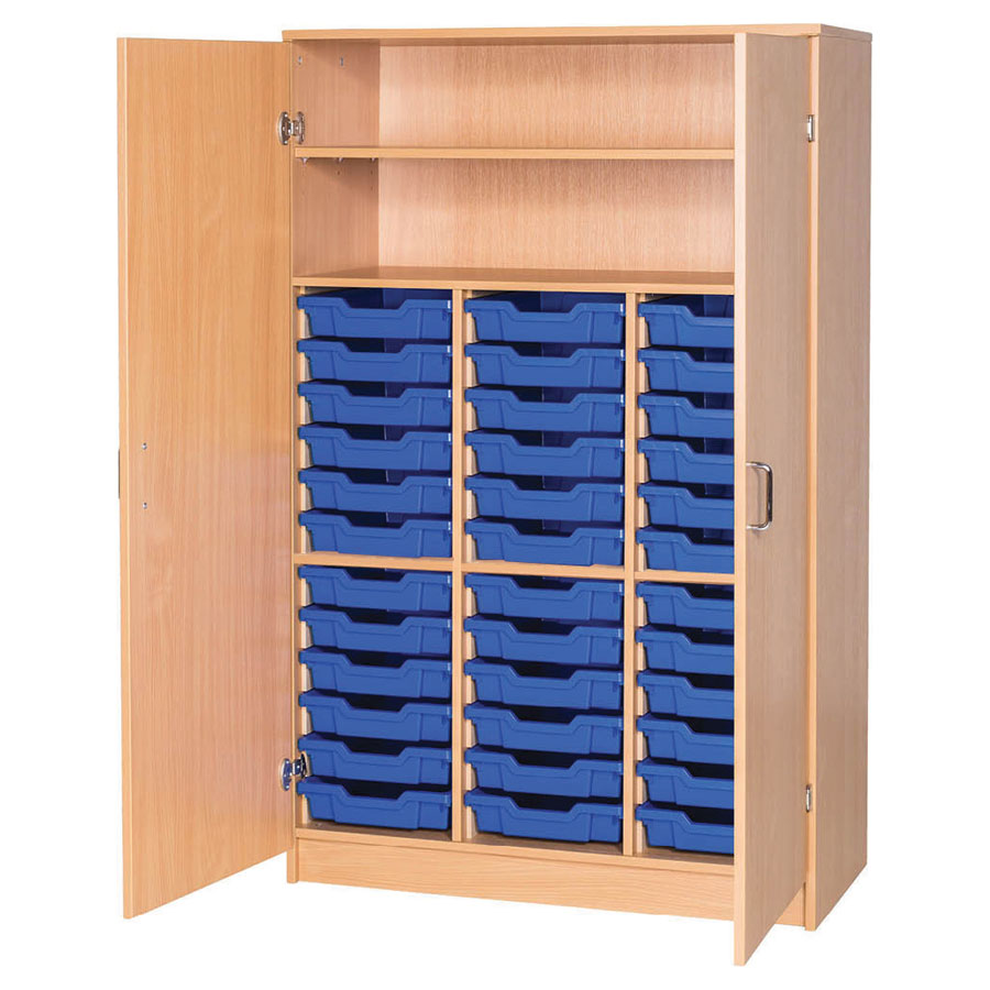 Classroom Triple Column Cupboard (36 Shallow Trays)