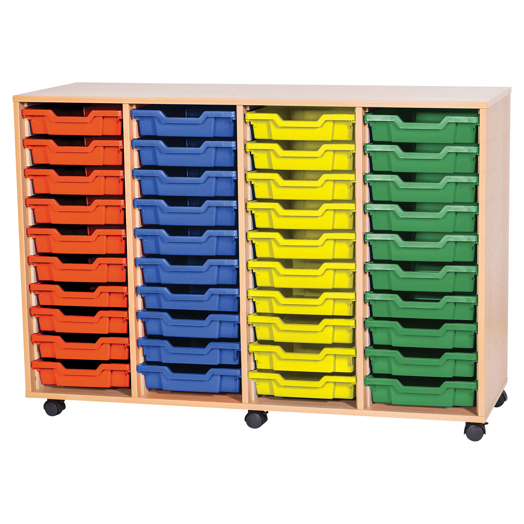 10 High Triple Column Tray Storage (40 Shallow Trays)