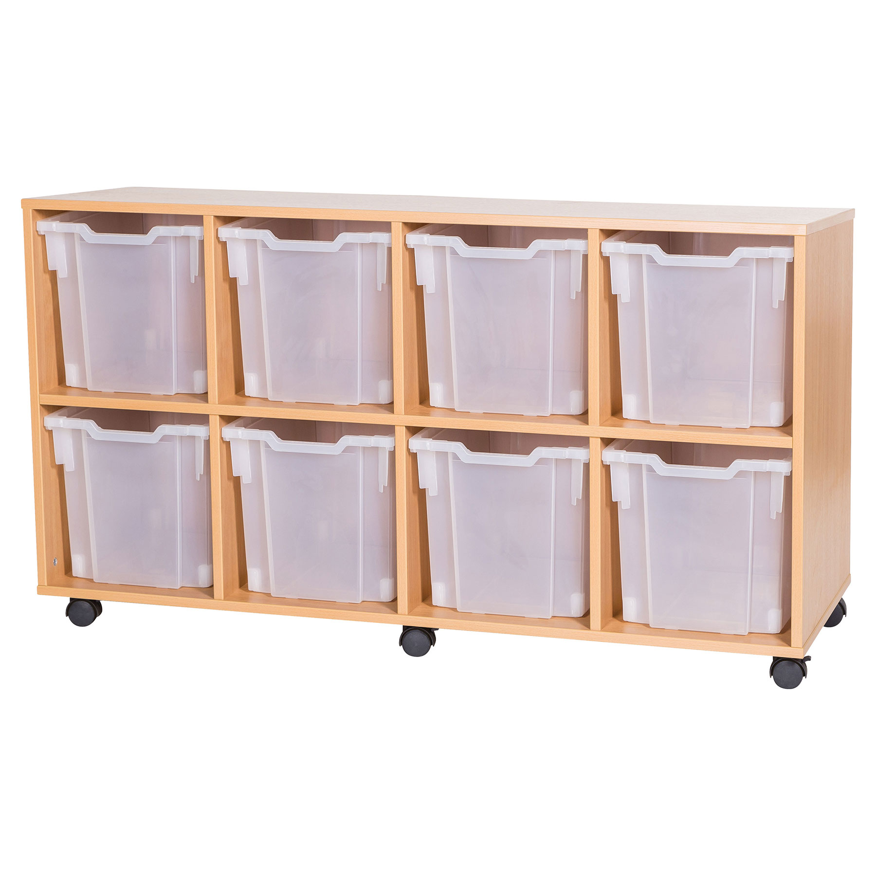 8 High Double Column Tray Storage (8 Jumbo Trays)