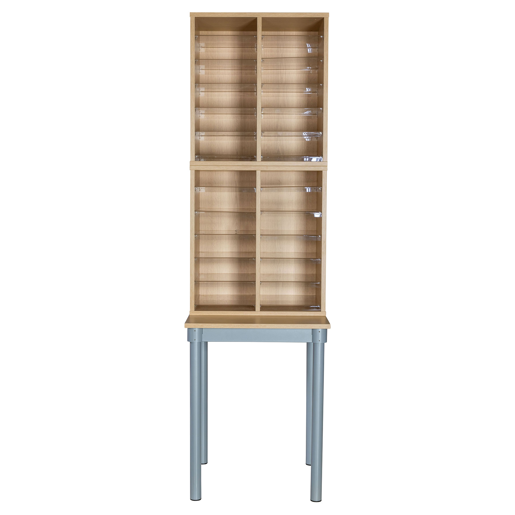 24 Compartment Pigeonhole Store + Table
