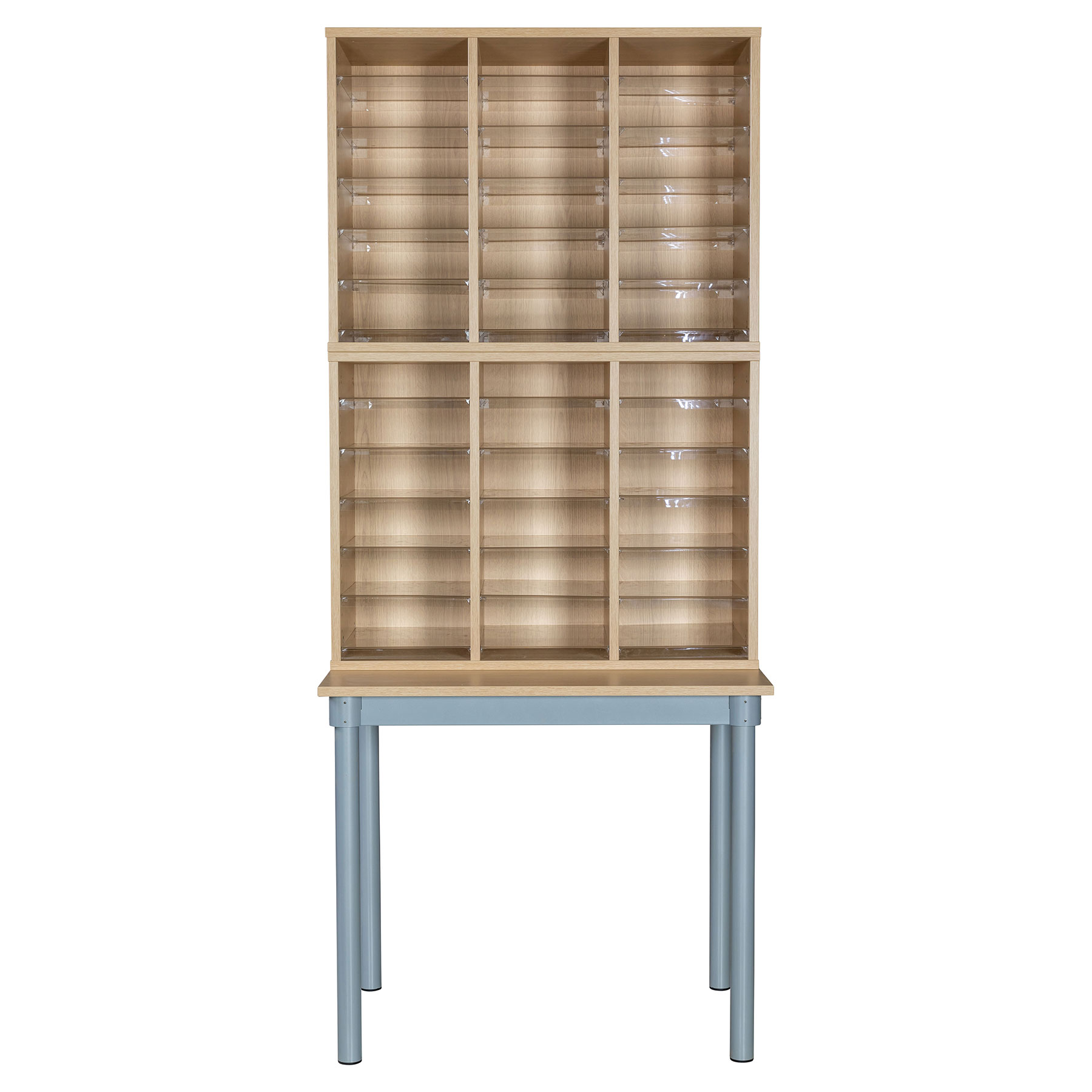 36 Compartment Pigeonhole Store + Table