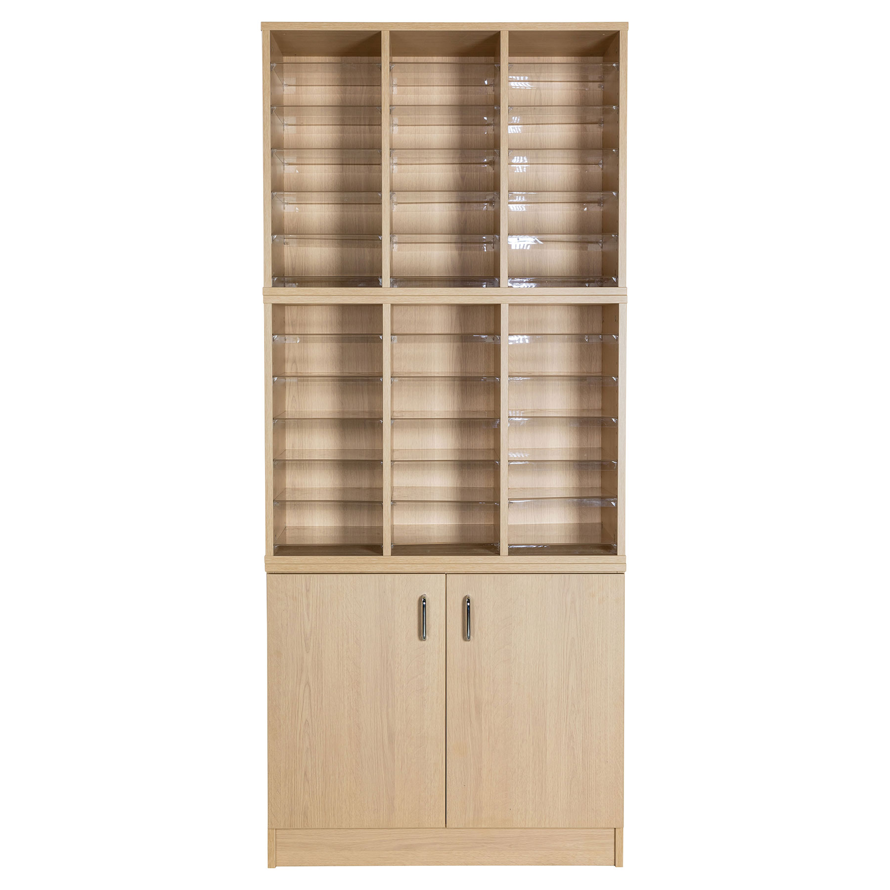 36 Compartment Pigeonhole Store + Cupboard