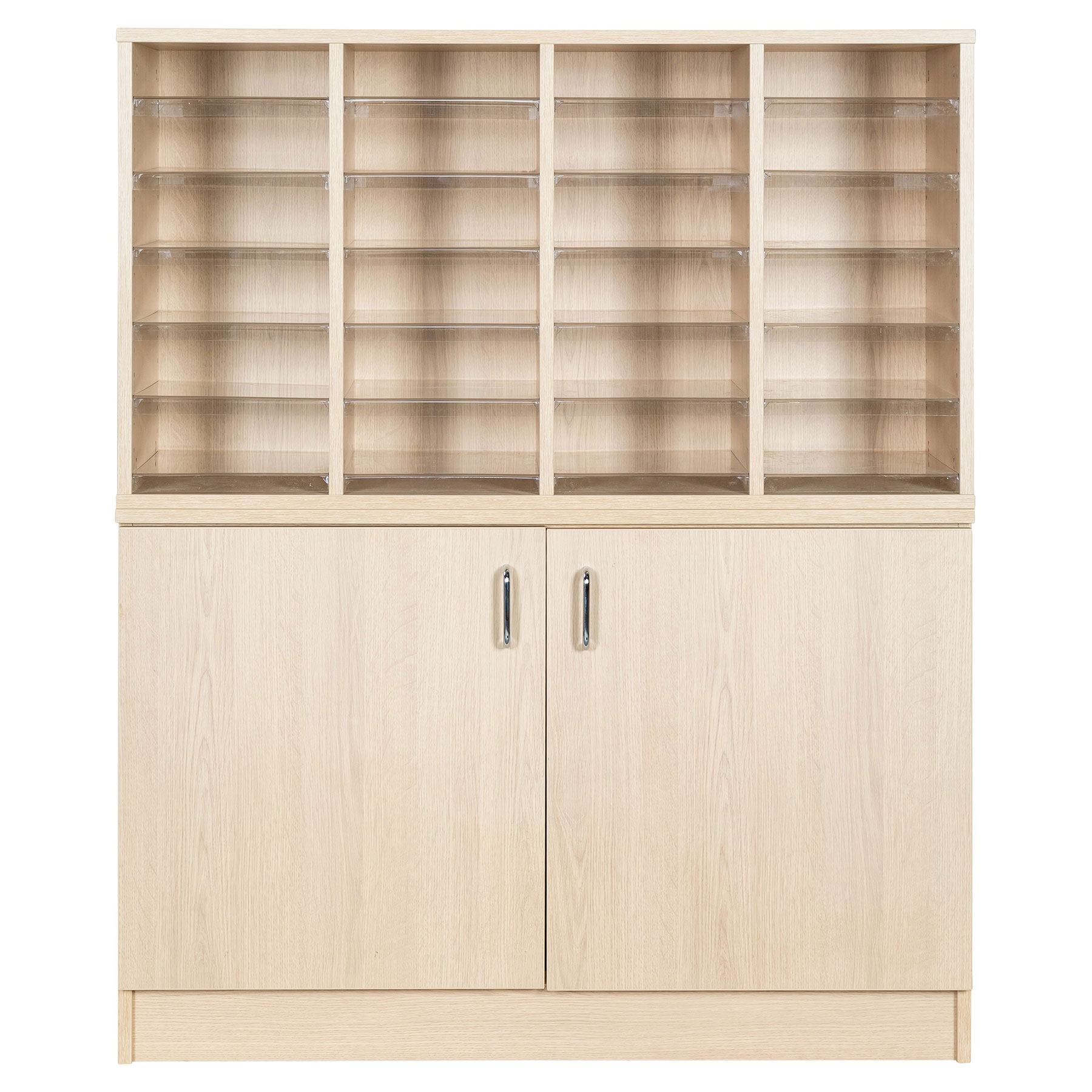 24 Compartment Pigeonhole Store + Cupboard