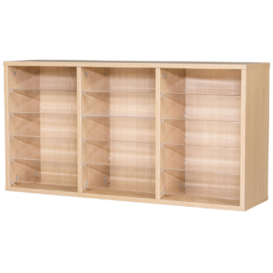 Wall Mountable Pigeonhole Store + Acrylic Shelves