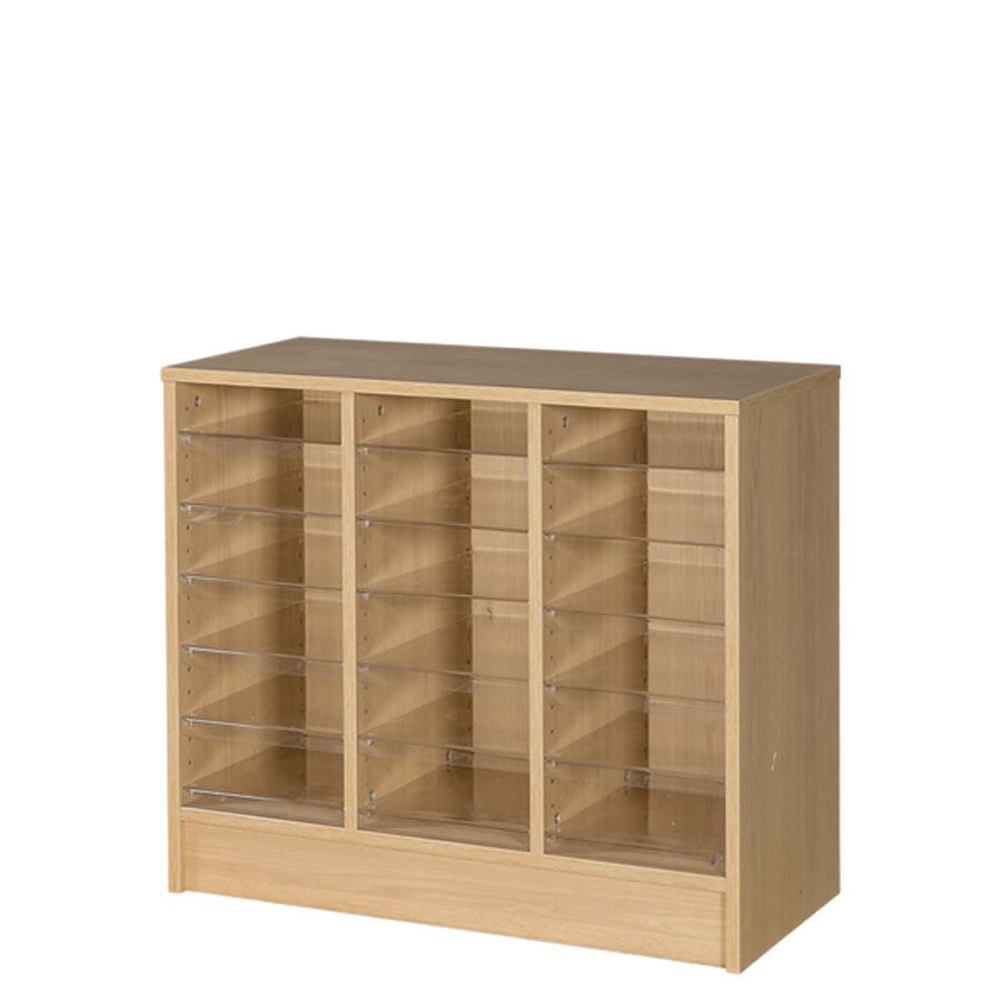 Triple Column Pigeonhole Store