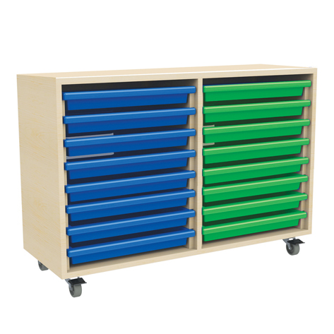 Two Column Art Tray Storage (16 x A3 Trays)