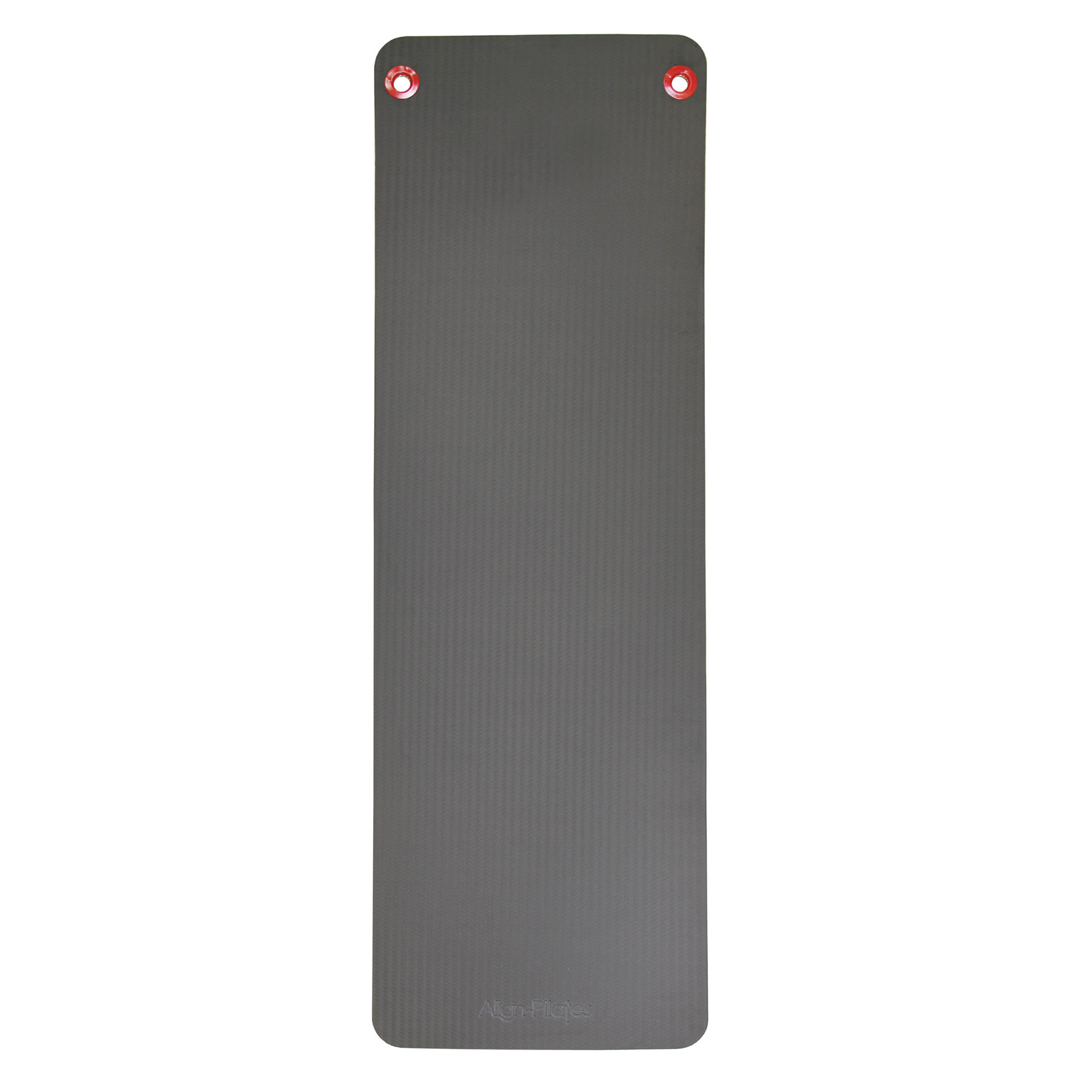 Align Pilates Studio Mat 10mm, Graphite, With Eyelets