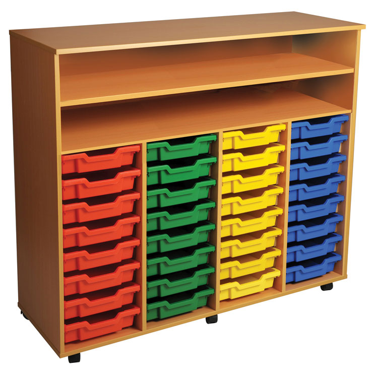 Four Bay Art Tray Storage (32 Trays)