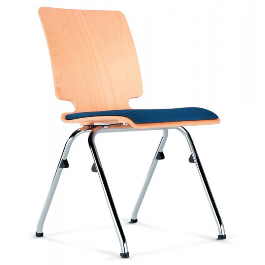 AXO Wood Conference Chair + Seat Pad
