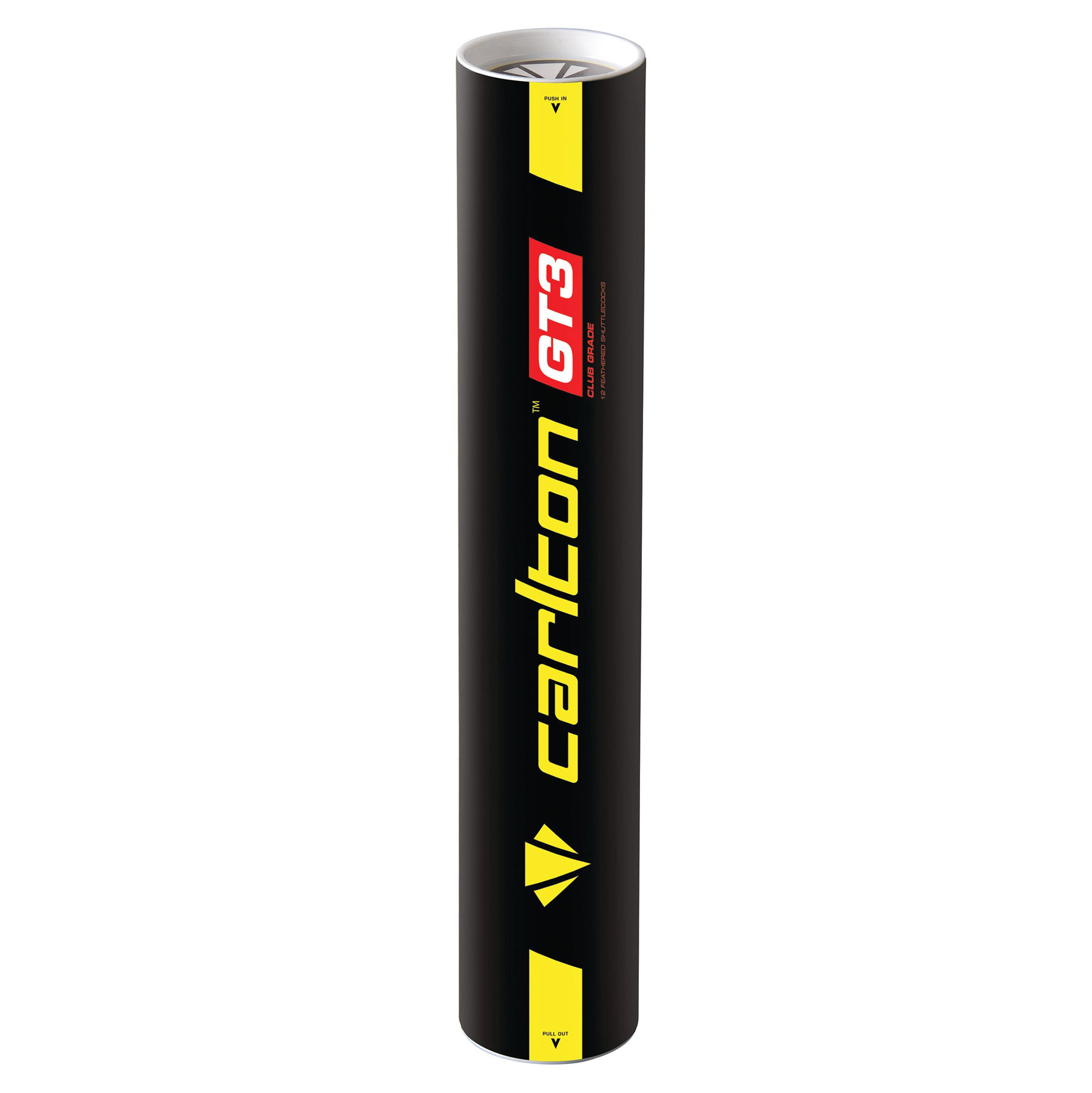 Carlton Badmintonball Club C100 Jaune – Moyenne Vitesse (77 Grains), Pour Débutants Et Juniors (boîte De 6)