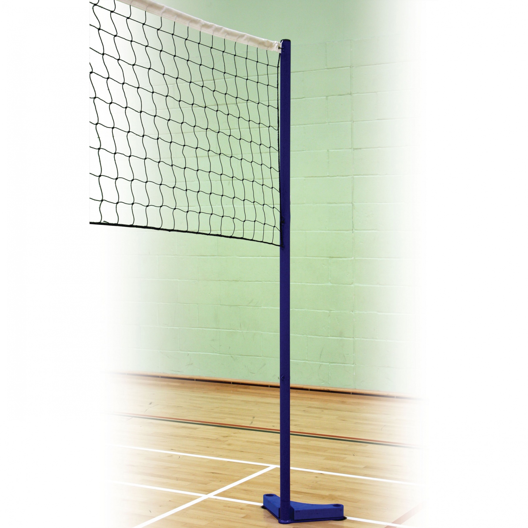 VB4 Badminton And Volleyball Combination Club Post Set 50mm, Floor Fixed, Pair