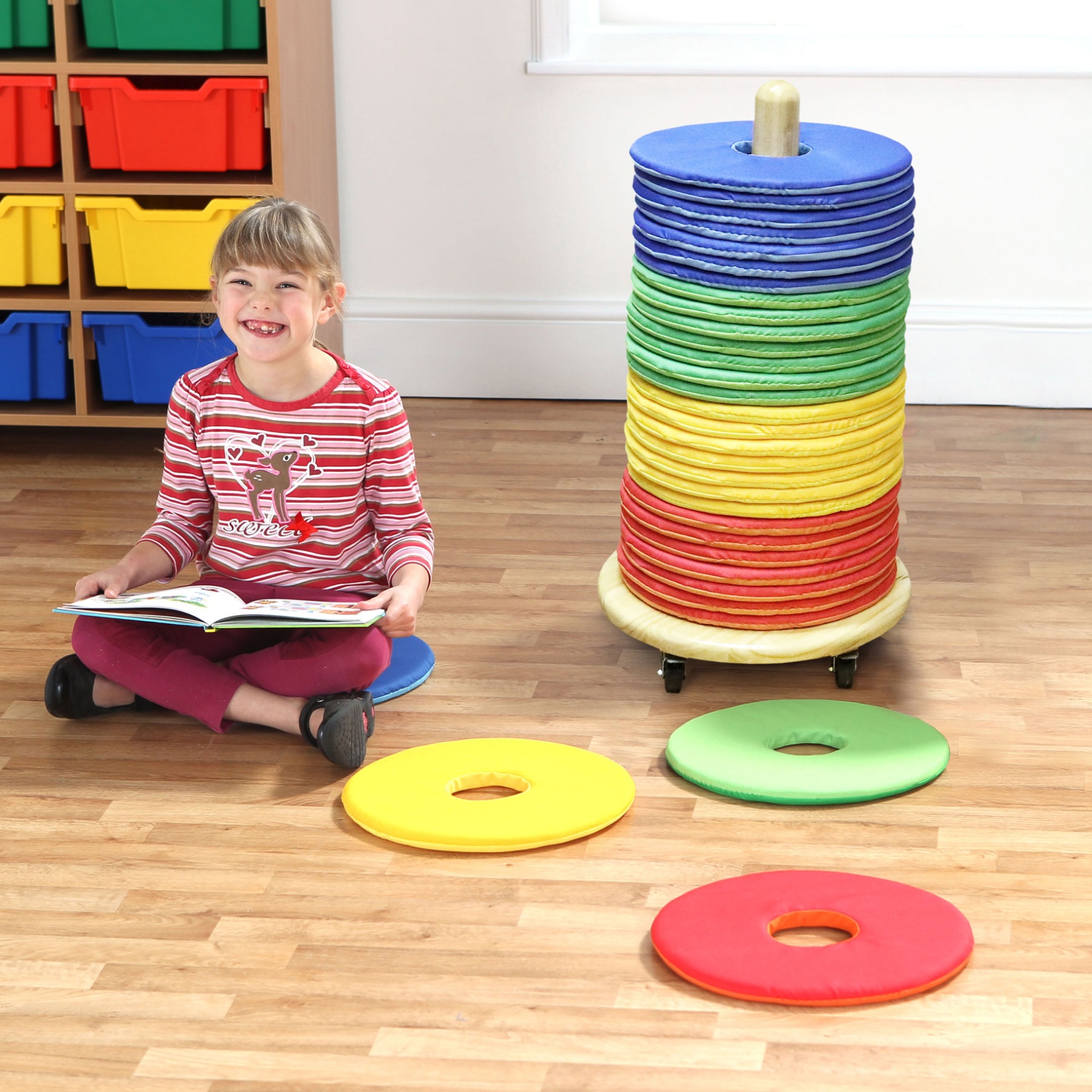 Rainbow™ Circular Mats & Donut™ Trolley