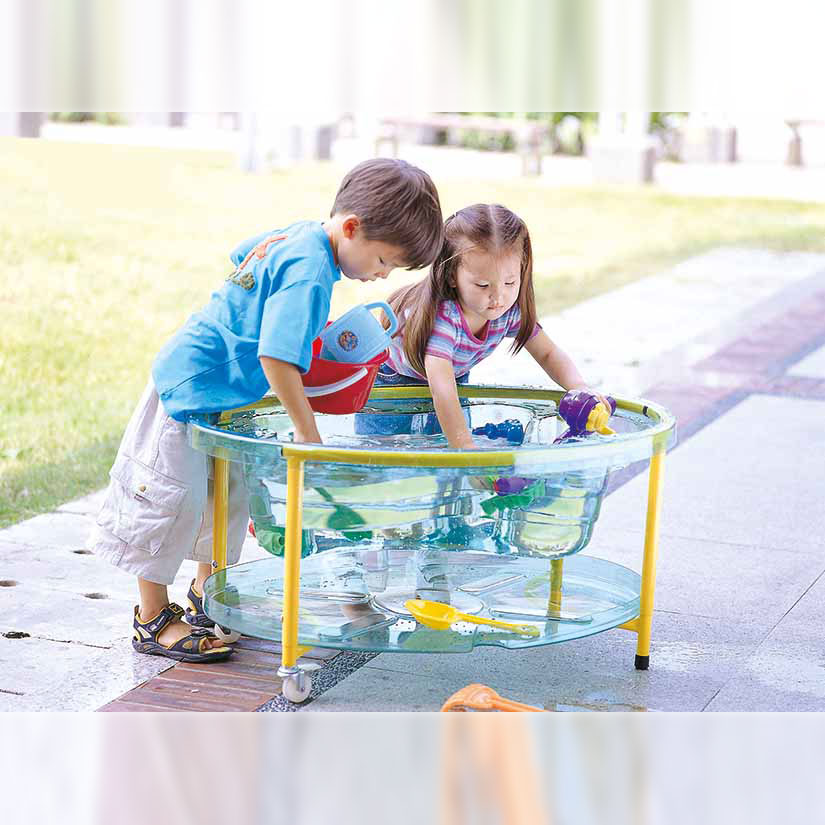 Step2 Splash & Scoop Bay Tavolino Da Sabbia E Acqua Con 5 Accessori Gioco Dacqua Giochi Dacqua Per Bambini Tavolo Da Attivita Per Il Giardino