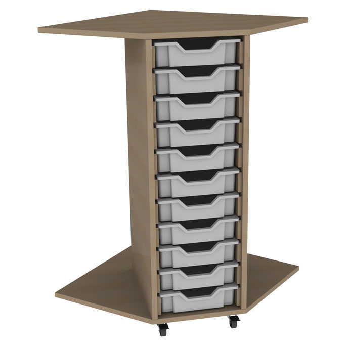 PSU11 11 Tray School Corner Storage