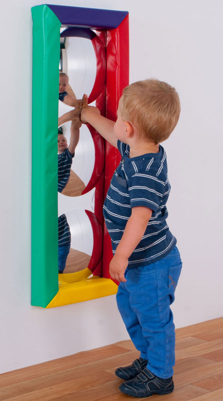 Children's 3 Bubbles Soft Frame Mirror | theClassroom.co