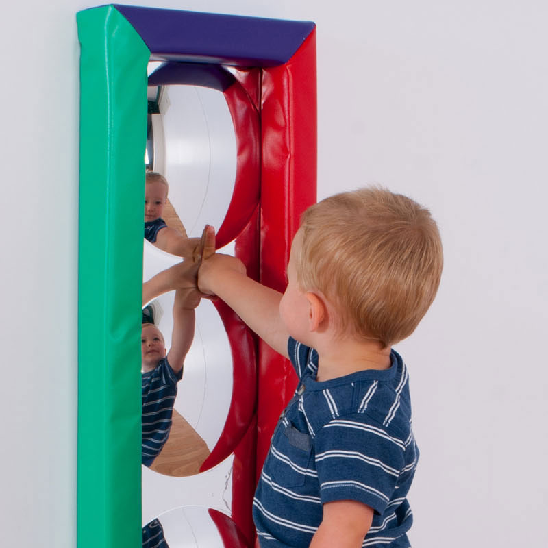 Children's 3 Bubbles Soft Frame Mirror