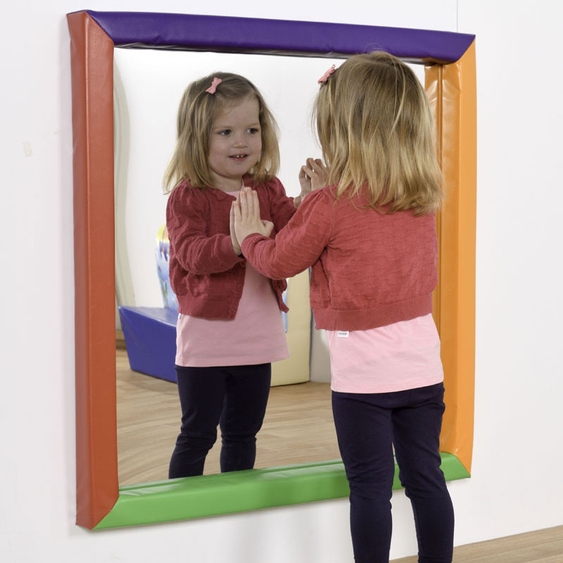 Children's Large Soft Frame Fun Mirror