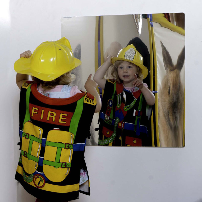 Children's Square Plastic Safety Mirror