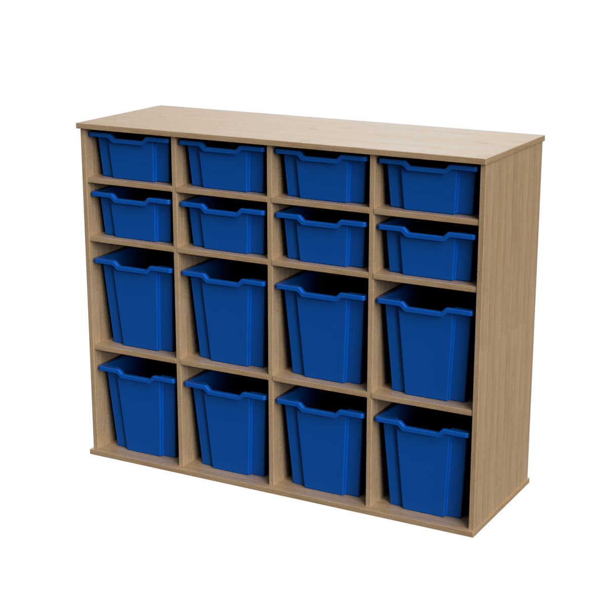 Yorkshire School Storage -  8 Deep & 8 Jumbo Tray