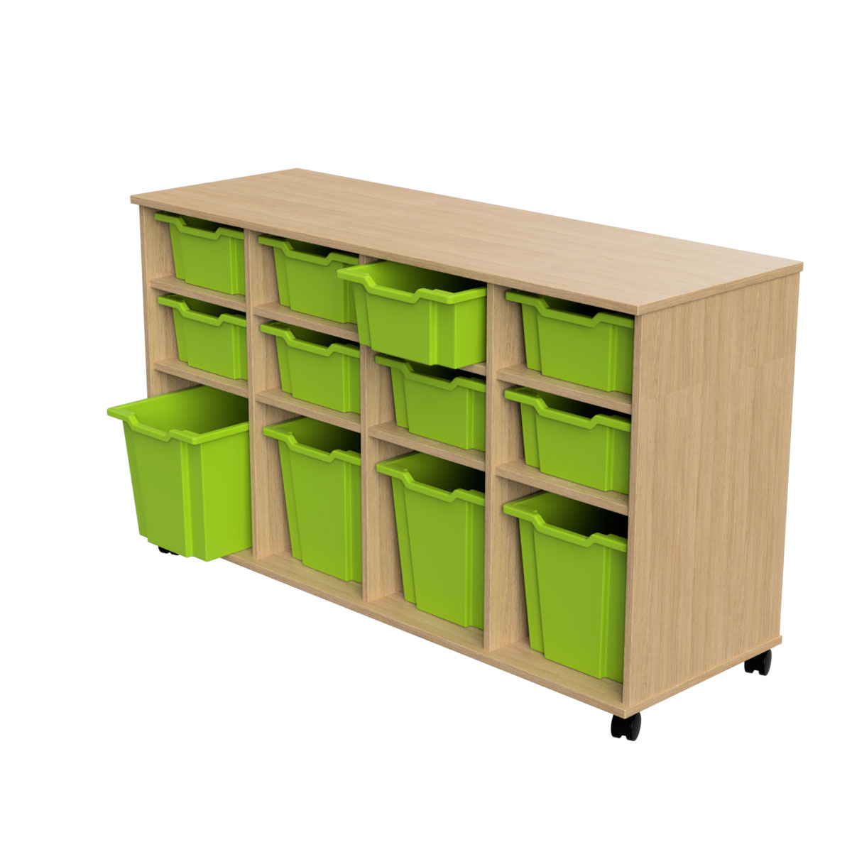 Yorkshire School Storage - 8 Deep & 4 Jumbo Tray