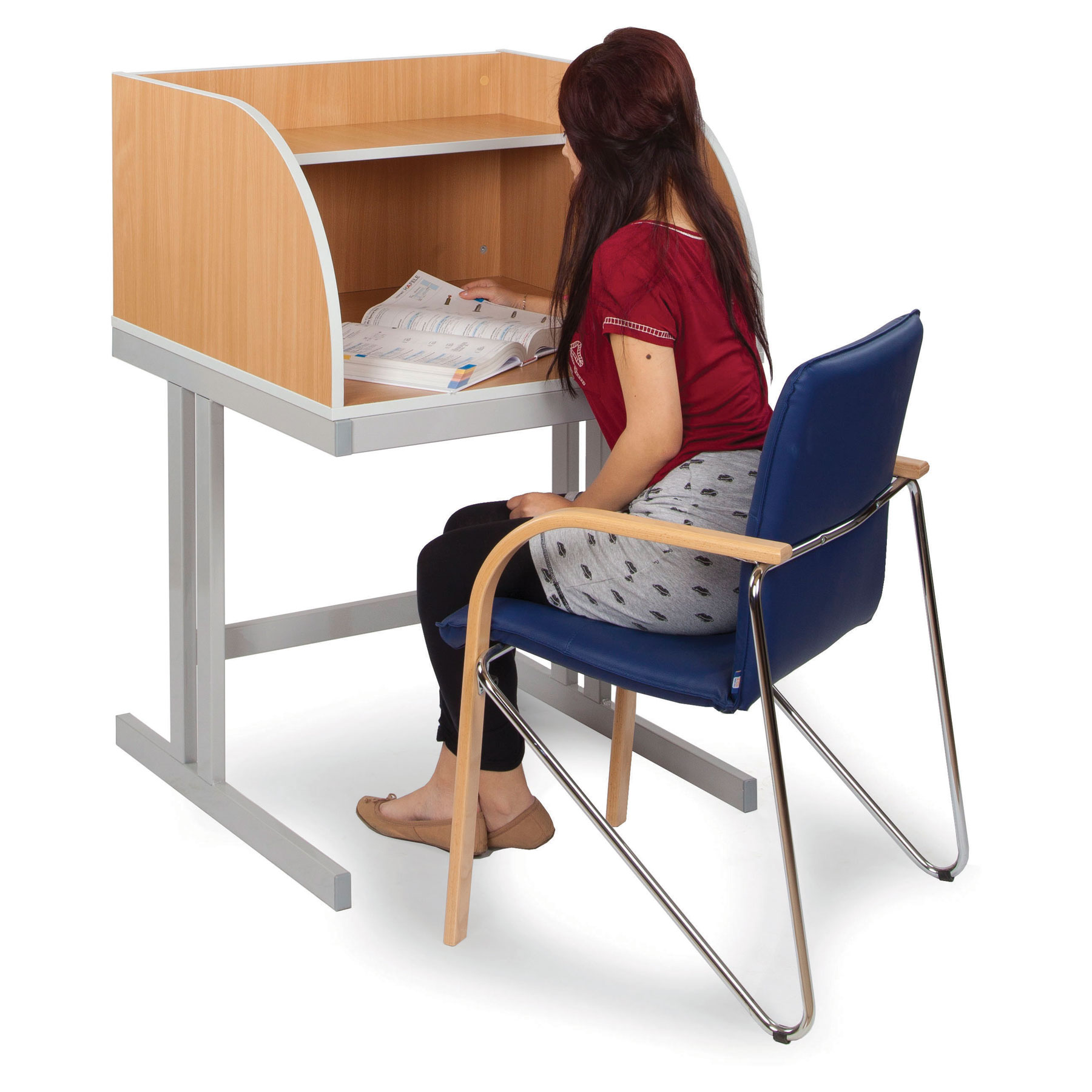 Cantilever Study Carrel