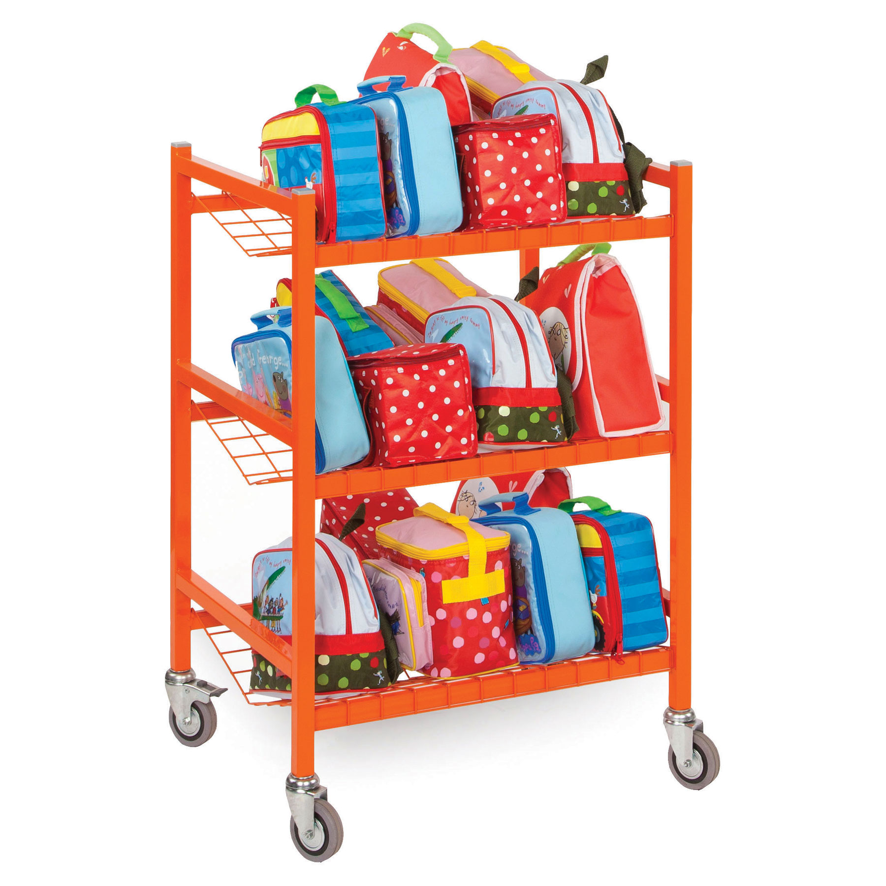 lunch box with shelves