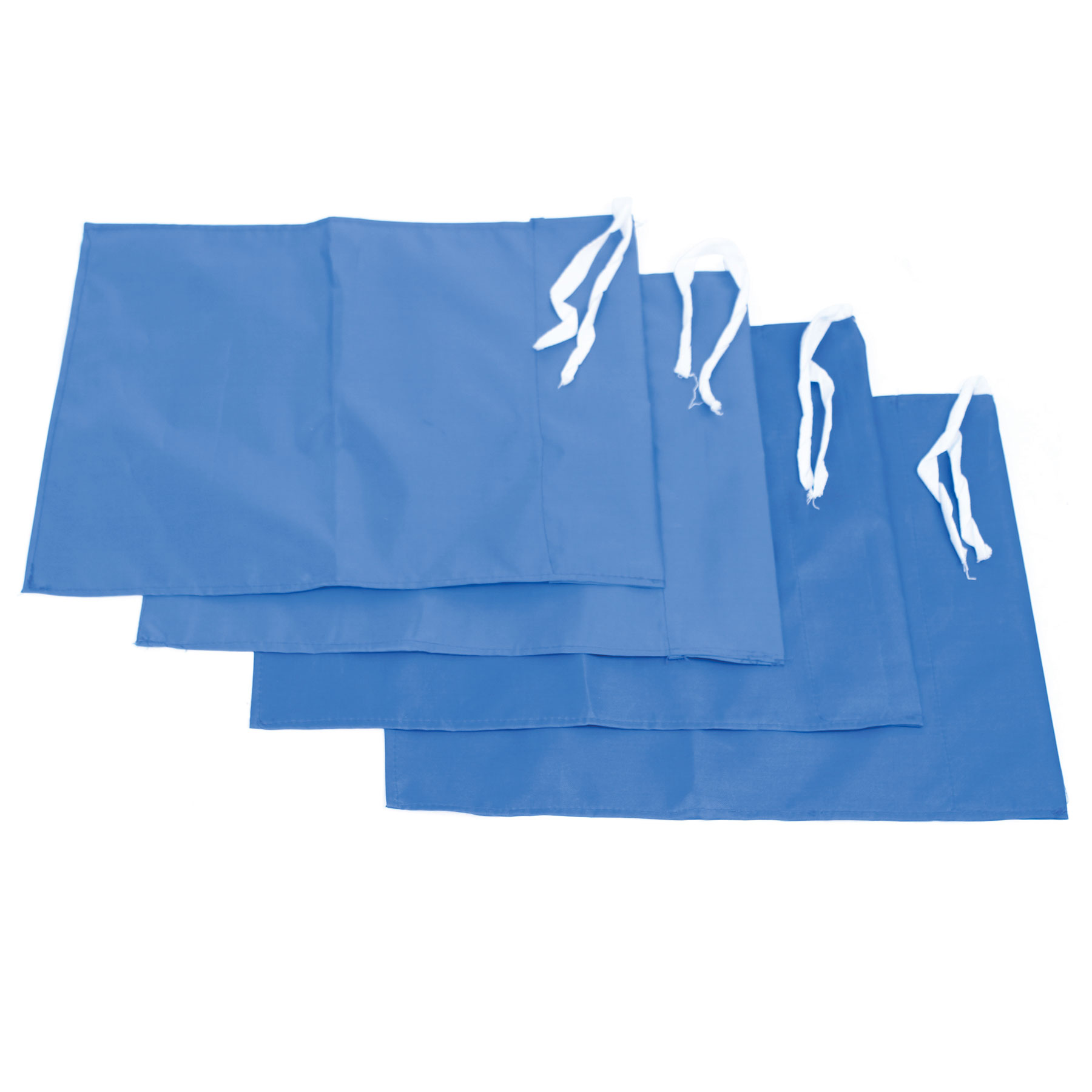 Nylon Corner Flag 300 x 290mm, Blue Set of 4