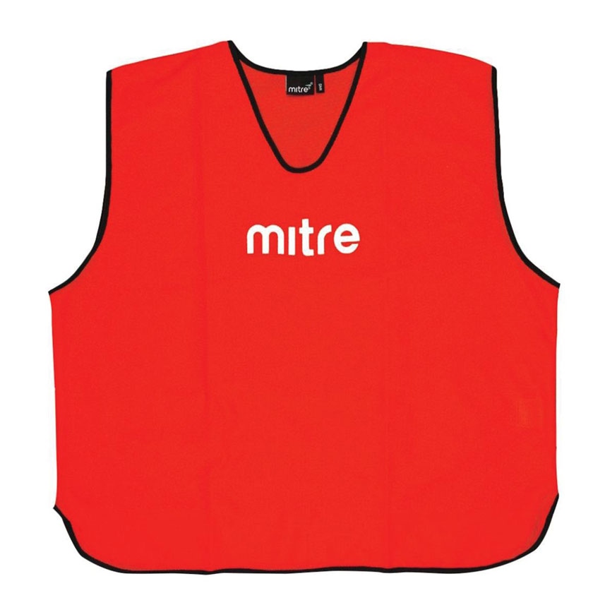 Mitre Core Training Bib Red