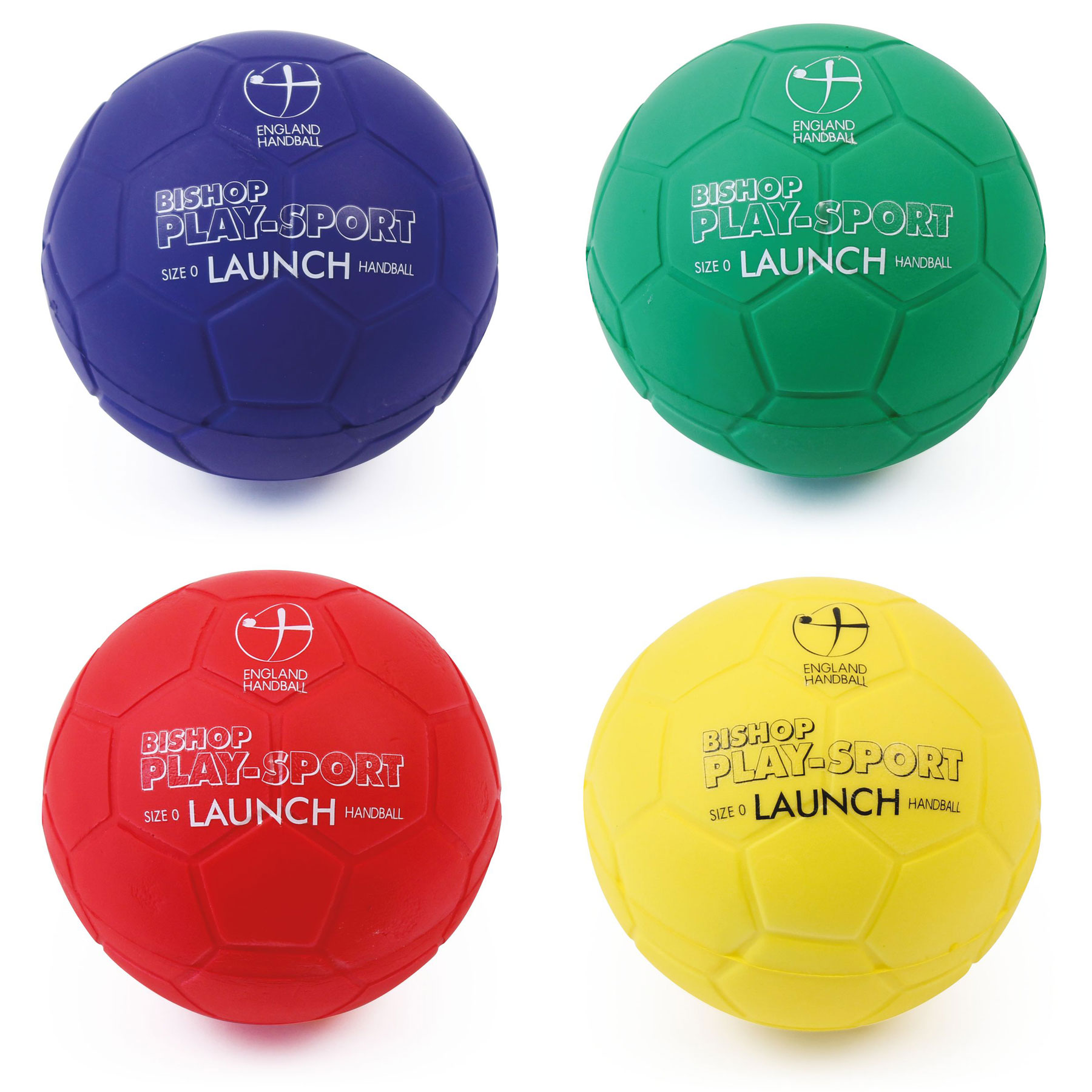 England Handball 'Launch' Ball Size 0, 65Kg/M3, Set Of 4