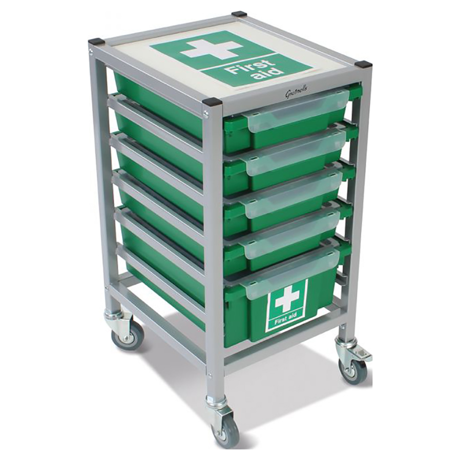 School First Aid Trolley