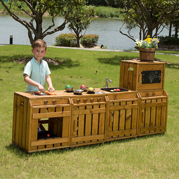 Children's Outdoor Role-Play Kitchen