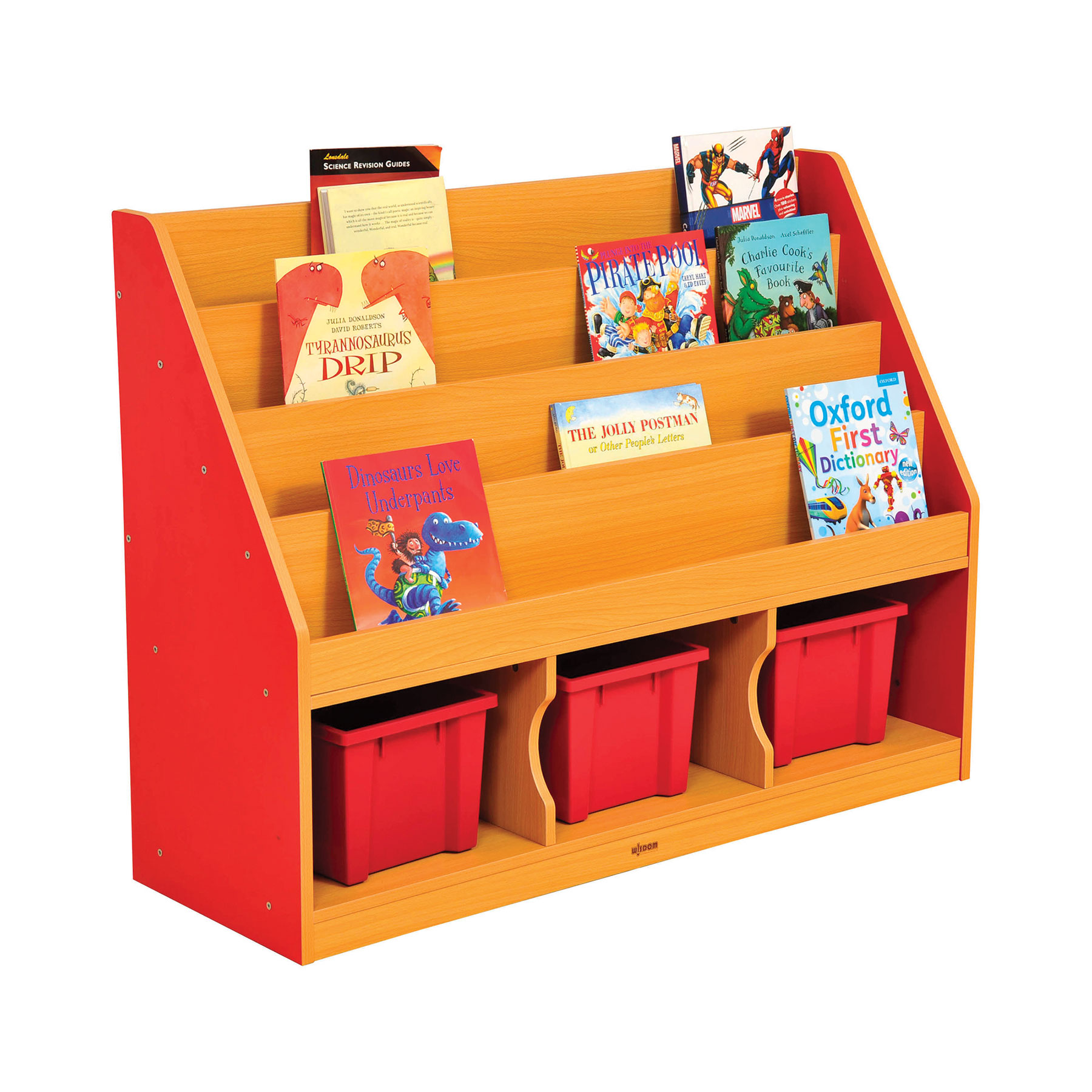 Milan Tiered Bookcase - 3 Large Trays