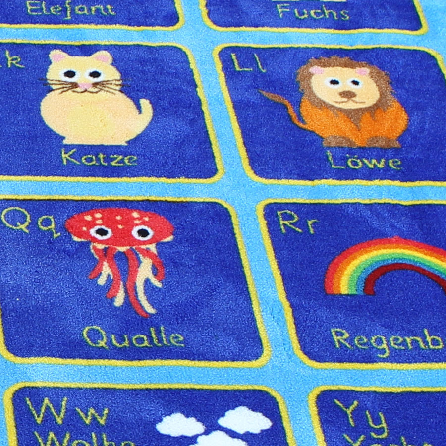 German Alphabet Carpet