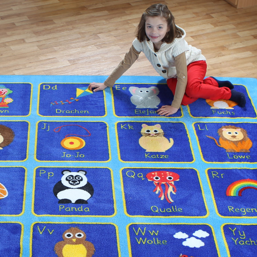 German Alphabet Carpet