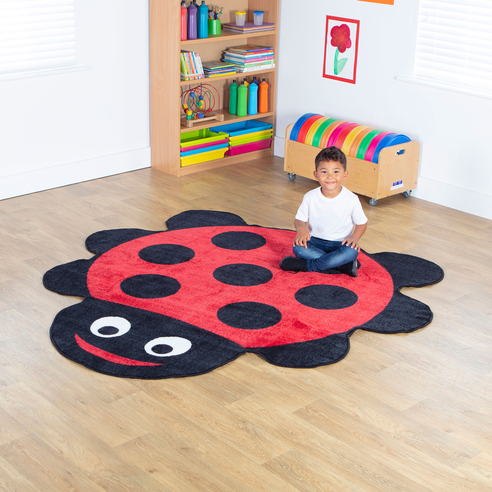 Back to Nature Ladybird Shaped Indoor Carpet