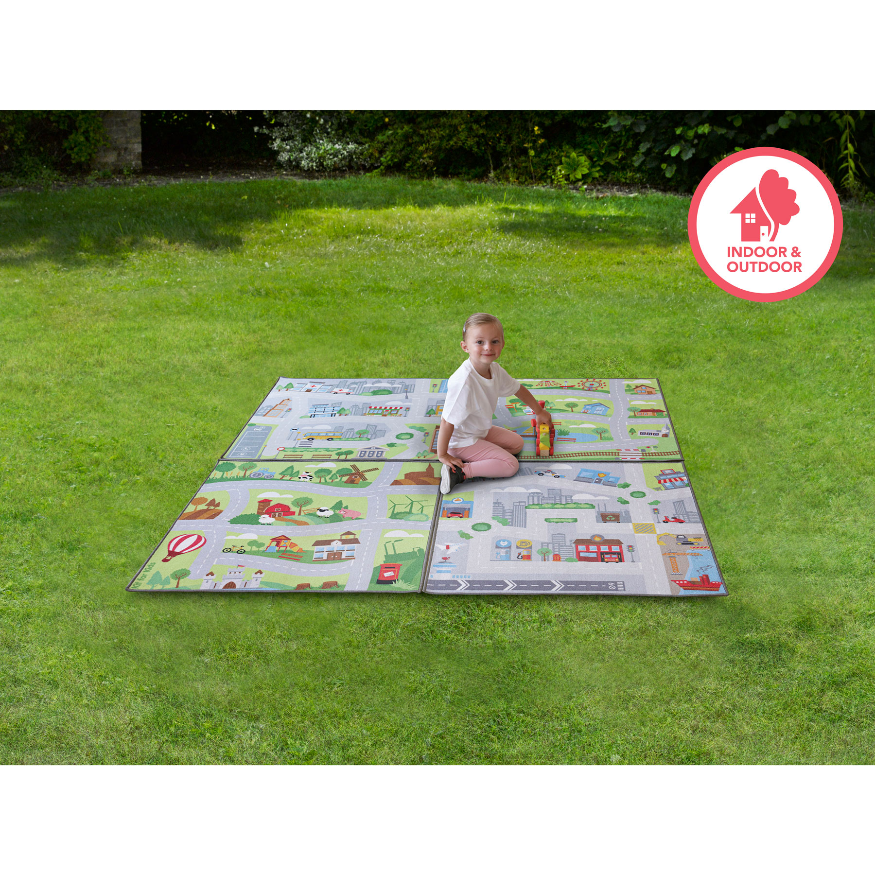 Small World Road Map Set 1 Indoor / Outdoor Carpets