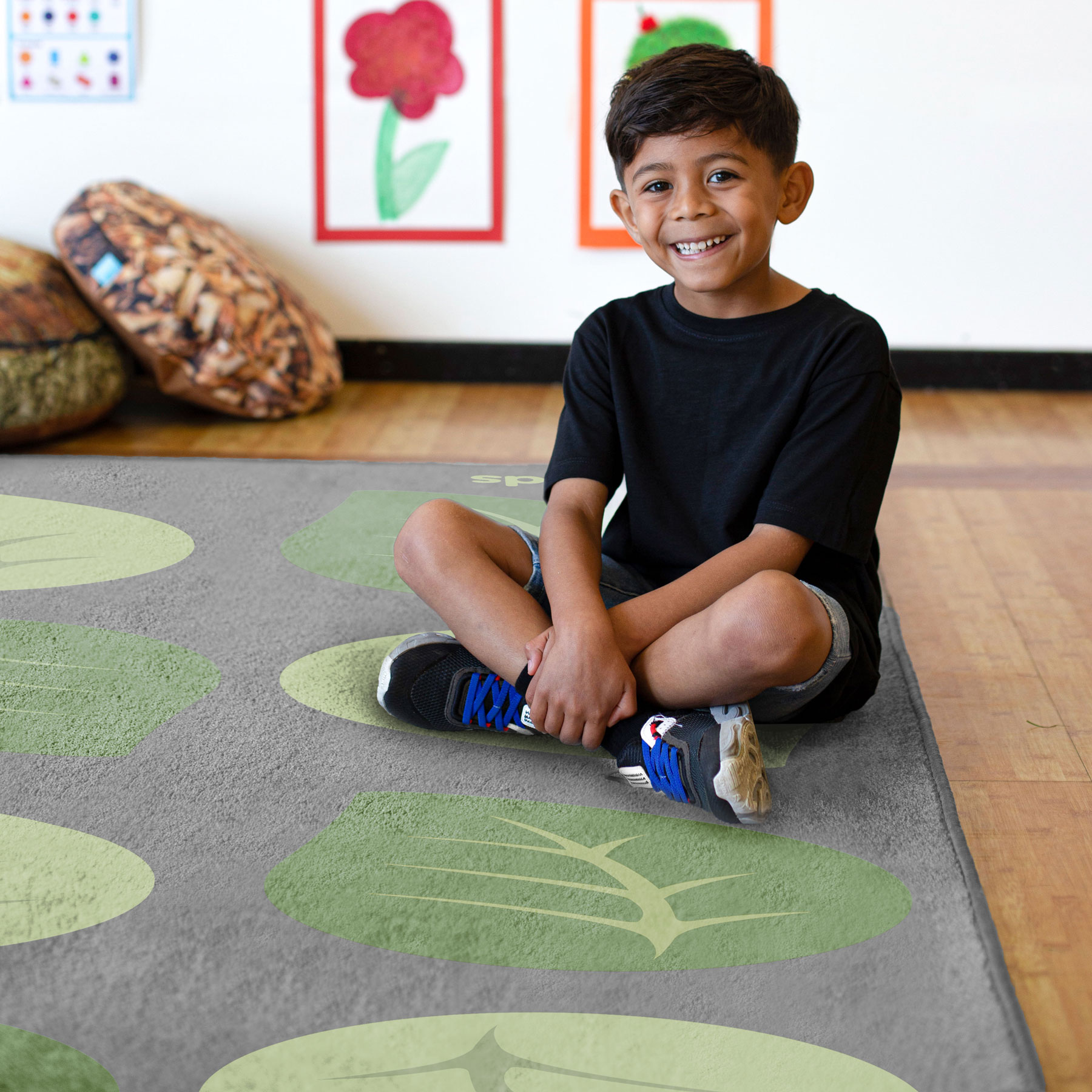 Natural World Leaf Placement Carpet | theClassroom.co