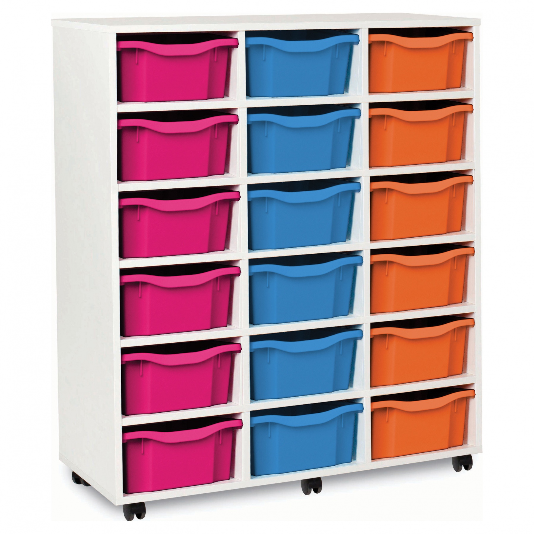 Monarch White Tray Storage (18 Double)