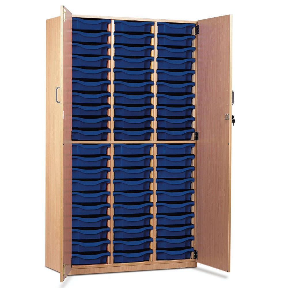 Monarch 60 Shallow Tray Cupboard with Full Locking Doors