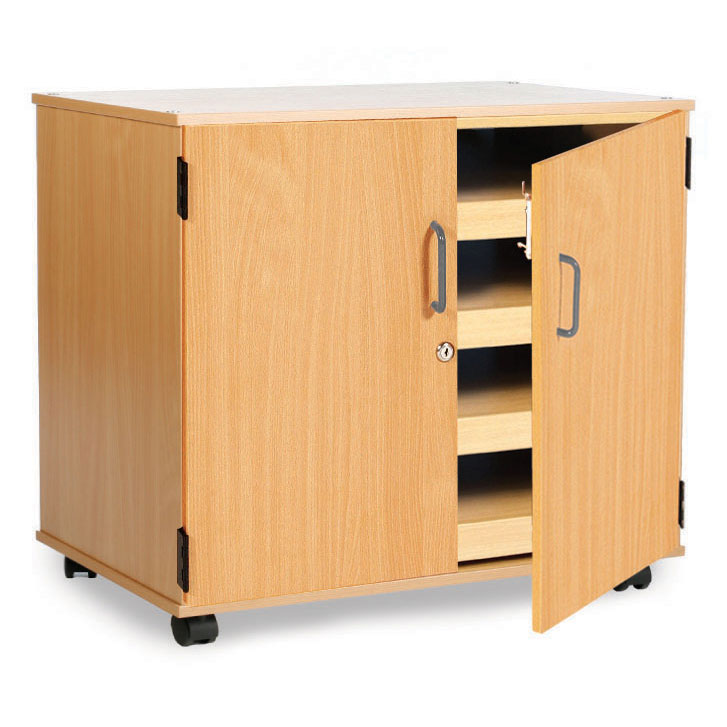 4 Drawer Paper Storage with Doors