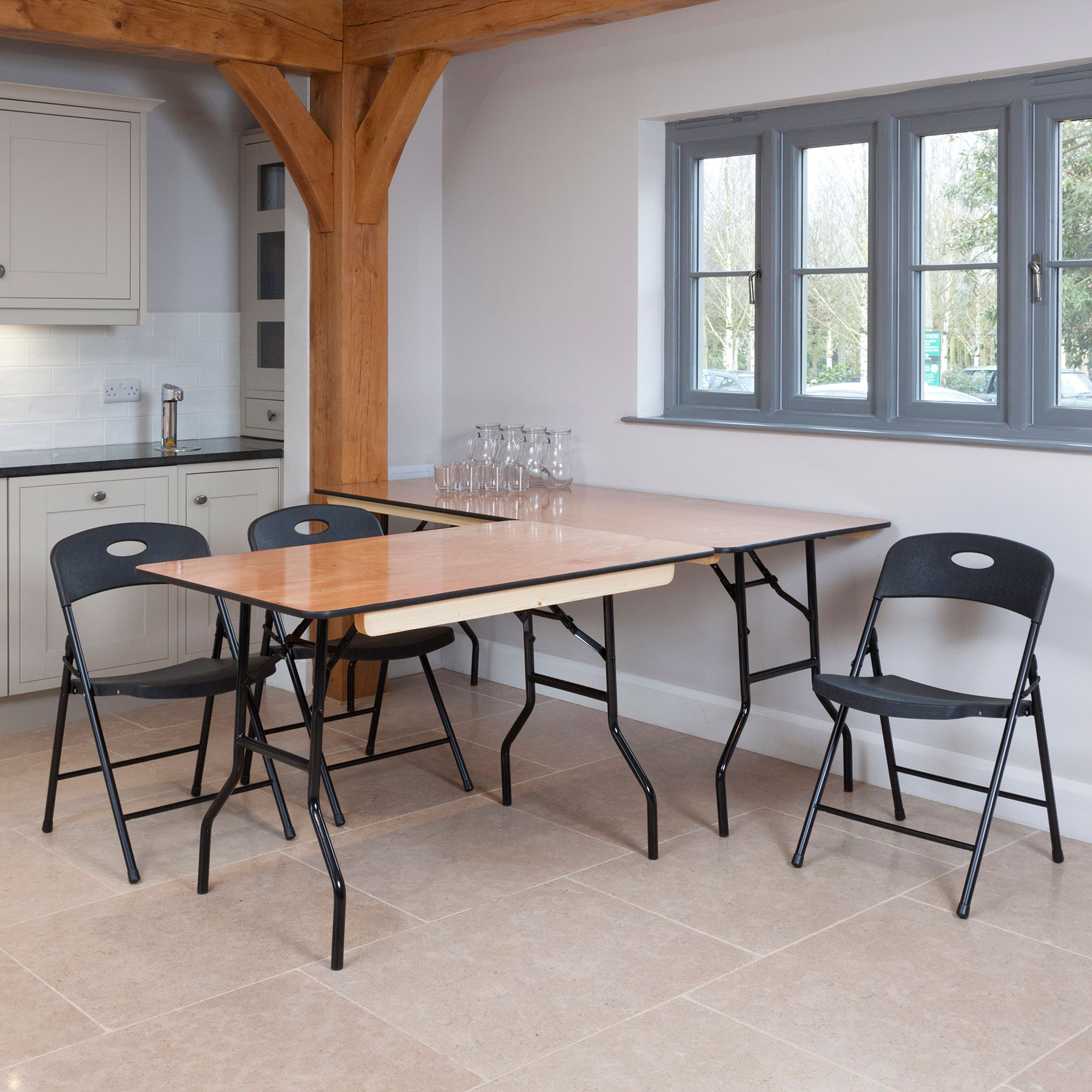 Plywood Rectangular Folding Table | theClassroom.co