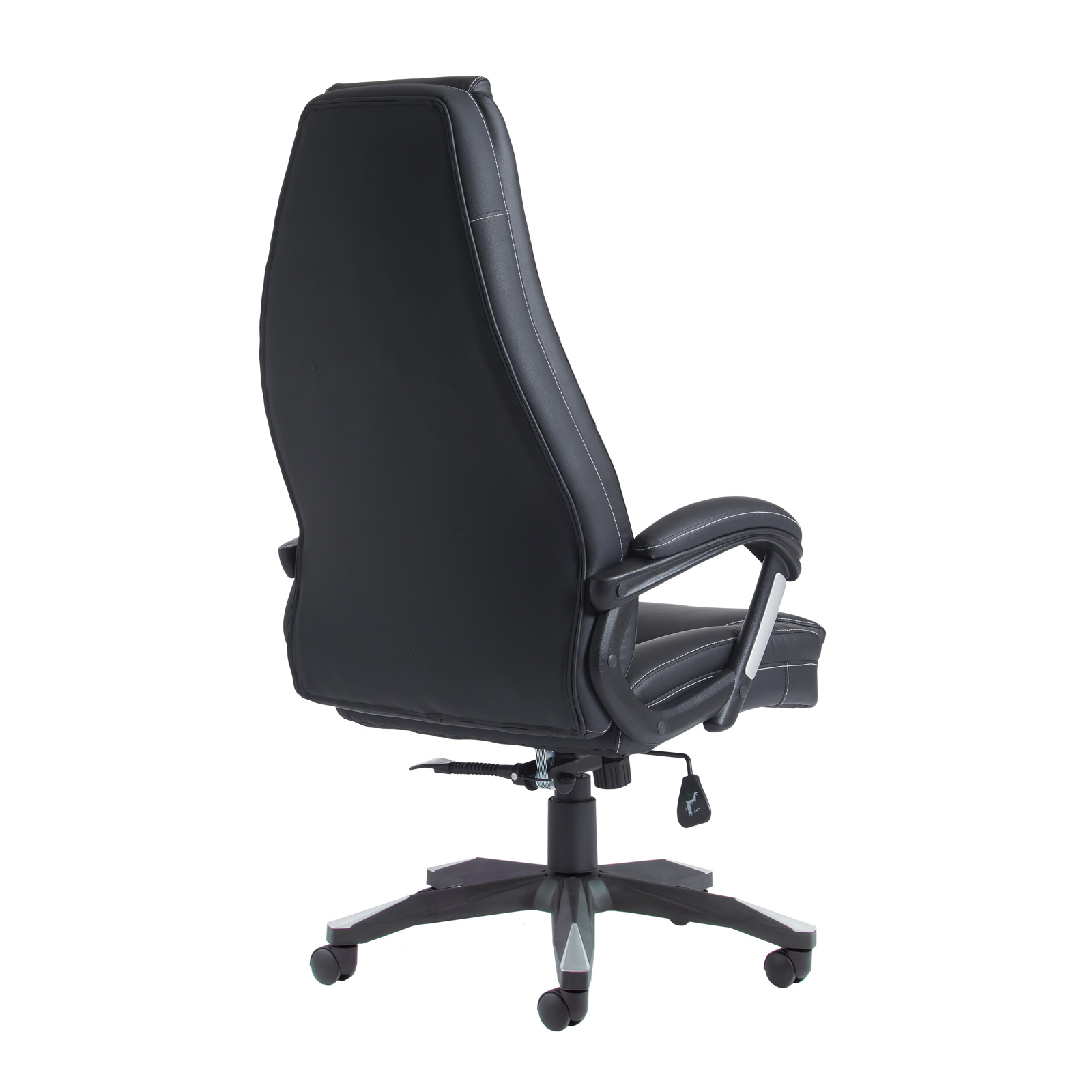 Noble High Back Managers Chair Black Faux Leather