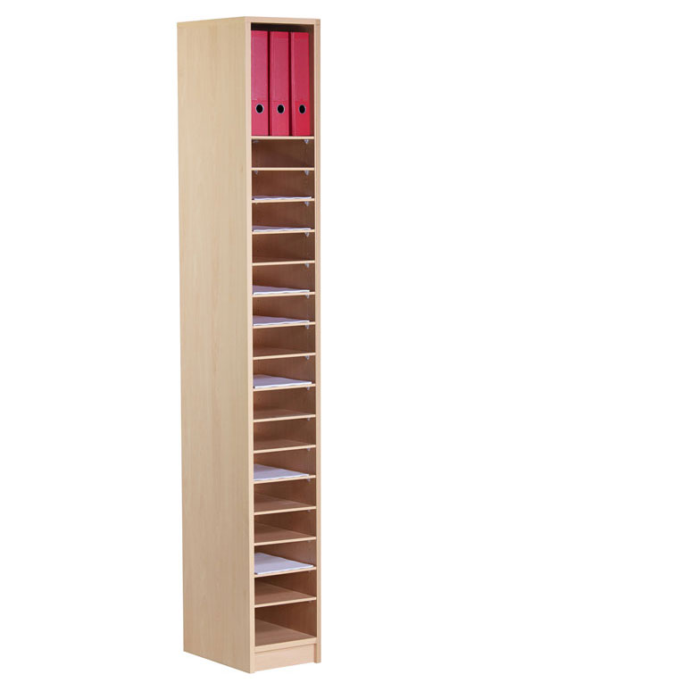 20 Compartment Wooden Pigeon Hole Store (2m)
